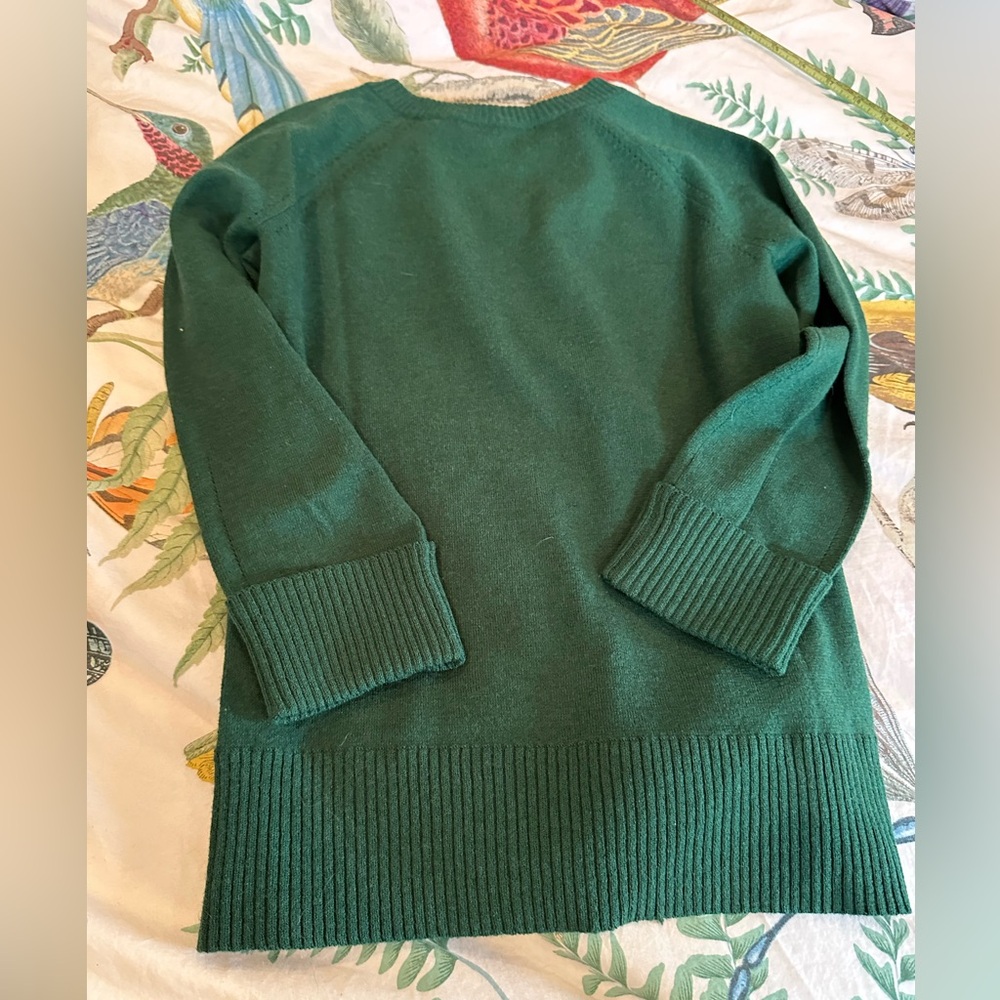Banana Republic Sm Green 3/4 Sleeve Knit